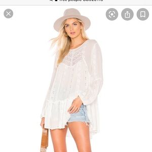NWT free people kiss kiss tunic.